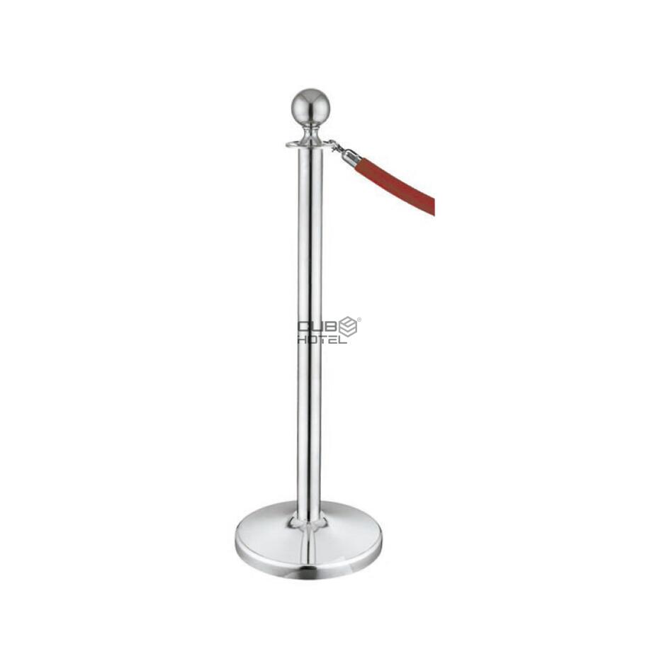 Chrome pole for queue manager cord Cube